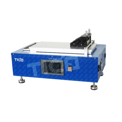 주문 조정 가능한 동전 셀 연구소 장비 100mm 컴팩트 테이프 발사 필름 코팅 기계 online manufacture