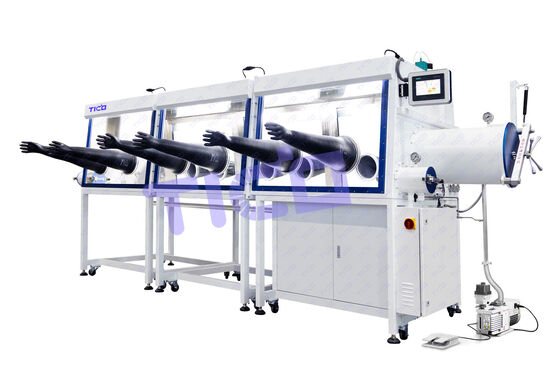 주문 세 개의 박스 여섯 개의 작업 스테이션 글로브박스 온라인 제조